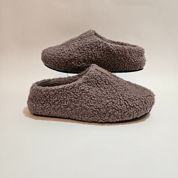 Bombas Women’s Sunday Slipper Size 8 Teddy Sherpa Dusty Purple Mule Slip On - Picture 1 of 9